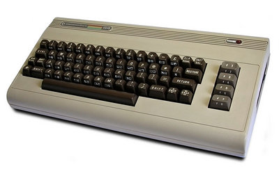 Commodore 64 d'époque.
