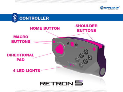 Pad BlueTooth de la RetroN 5.