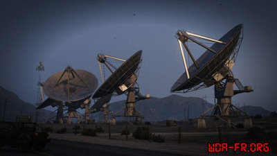 Les radiotélescopes de la plaine de "Grand Señora Desert".