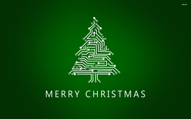 Et zou, un arbre de Noël digital gratuit HD ! ;)