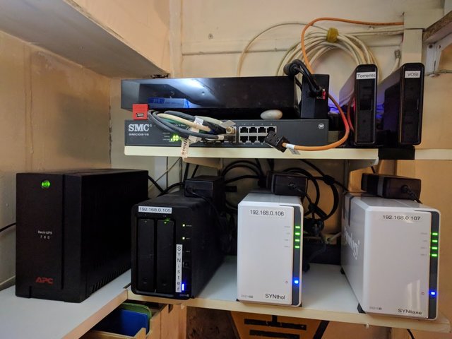 "Centre serveurs" de la WDA en 2018... ;-)