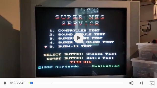 Boot du Super NES Service.