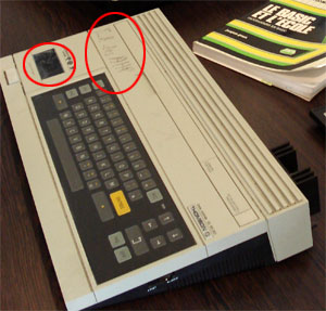 Un Thomson TO7 bien gribouillé...