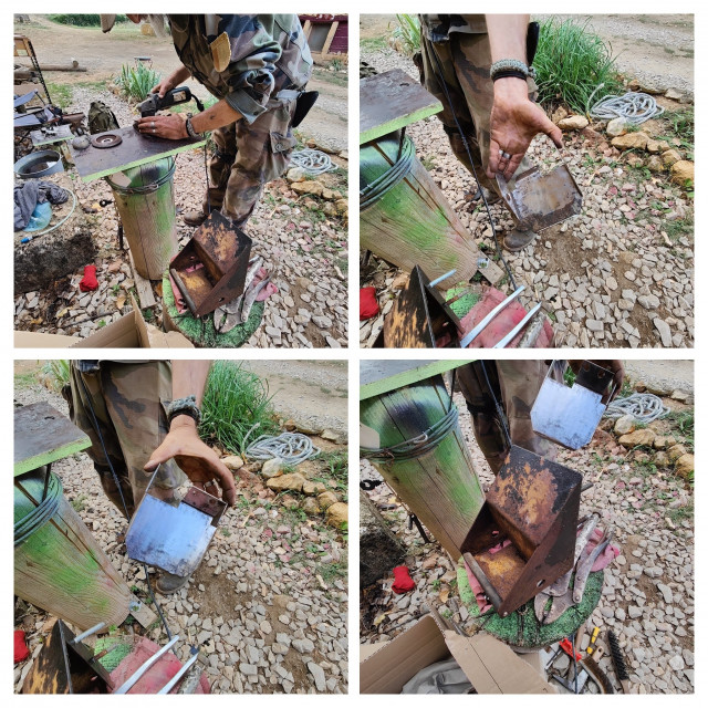 Jean-Michel (Egnee) restaure la pédale de la borne Atari RoadBlasters.