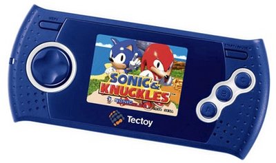 Tectoy MD Play bleue/blanche.