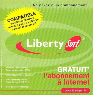 Kit de connexion Liberty Surf - 1999 (recto)