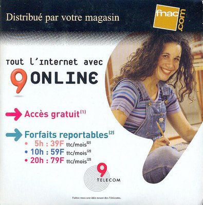 9Online_1.jpg (134.46 Kio) Vu 7088 fois Kit de connexion 9Online - Novembre 2000 (recto)