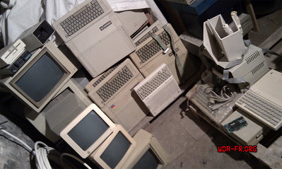 Lot Apple II en doublon à la WDA...